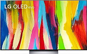 LG OLED TV 77 Inch C2 Series, Cinema Screen Design 4K Cinema HDR webOS Smart ThinQ AI Pixel Dimming