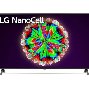 LG NanoCell TV 55 Inch NANO80 Series, Cinema Screen Design 4K Active HDR WebOS Smart AI ThinQ Local Dimming