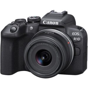 Canon EOS R10 Mirrorless Camera with 18-45mm Lens - Image 1