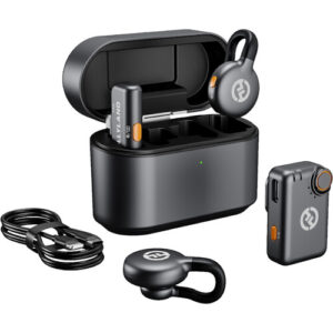 Hollyland LARK M2S Combo 2-Person Wireless Microphone System for Cameras and Mobile Devices (2.4 GHz, Space Gray - Image 2