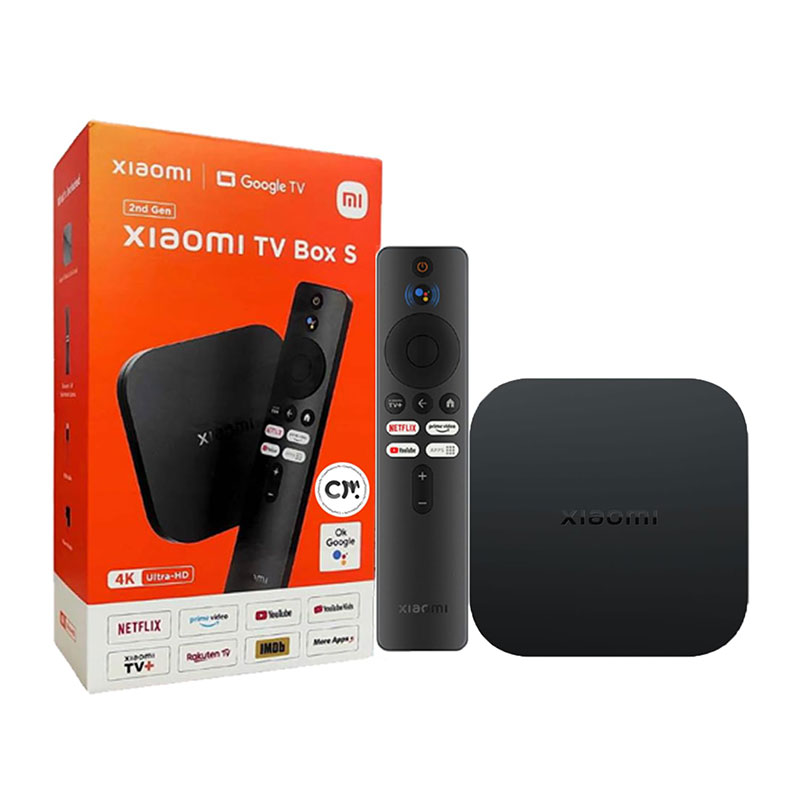 Xiaomi TV Box S 2nd Gen 4K Ultra HD - Google TV Met Dolby Vision, Atmos & Bluetooth Afstandsbediening