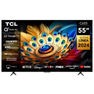 TCL 55 Inch 55C655 Qled PRO 4K Ultra HD Google Tv