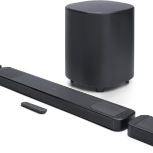 JBL Bar 1000MK2-7.1.4 Channel soundbar System with Detachable Surround Speakers, MultiBeam 3.0™, Dolby Atmos® and DTS:X®, 480W RMS with 10" Sub & Works with Voice Assistant-Enabled Speakers