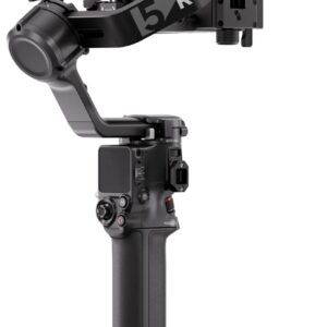 DJI RS 5, Gimbal Stabilizer for Camera Canon/Sony/Panasonic/Nikon/Fujifilm, Fine-Tuning Knobs, 2nd-Gen Automated Axis Locks, Quick-Open Tripod, New Z-Axis Indicator