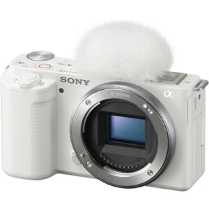 Sony Alpha ZV-E10 - APS-C Interchangeable Lens Mirrorless Vlog Camera - White