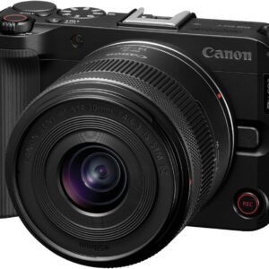 Canon EOS R50 V Mirrorless Camera with RF-S14-30mm F4-6.3 is STM PZ Lens, APS-C Sensor, 24.2 Megapixels, Ultra-Wide Zoom, Fast Autofocus