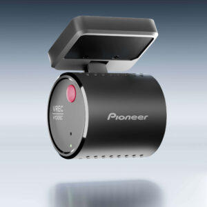 Pioneer VREC-H120SC Compact dash camera with 1.5K resolution and a 120° wide-angle view for a clear, wide view of the road. Easy to install and elegantly designed for a seamless fit in any vehicle.