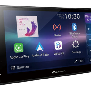 Pioneer  DMH-A5650BT New 6.8″ AV Receiver with Wireless/Wired Apple CarPlay,