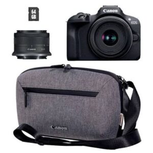 Canon EOS R100 Travel Kit With RF-S 18-45mm F4.5-6.3 IS STM